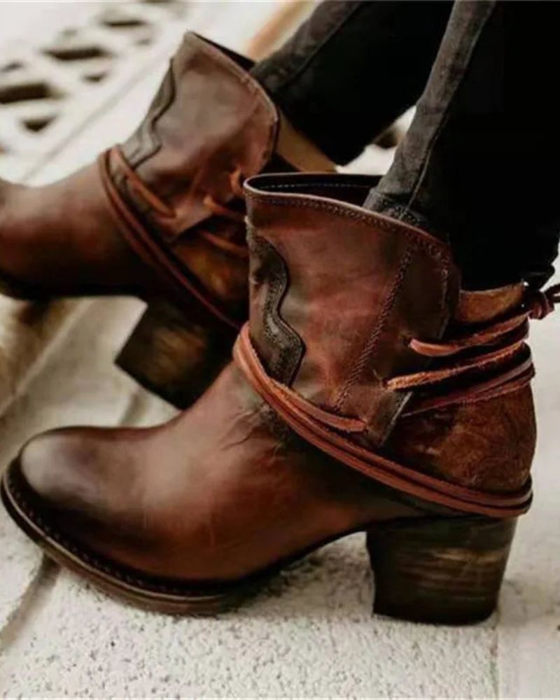 Ivyshape | Western Vintage Boots