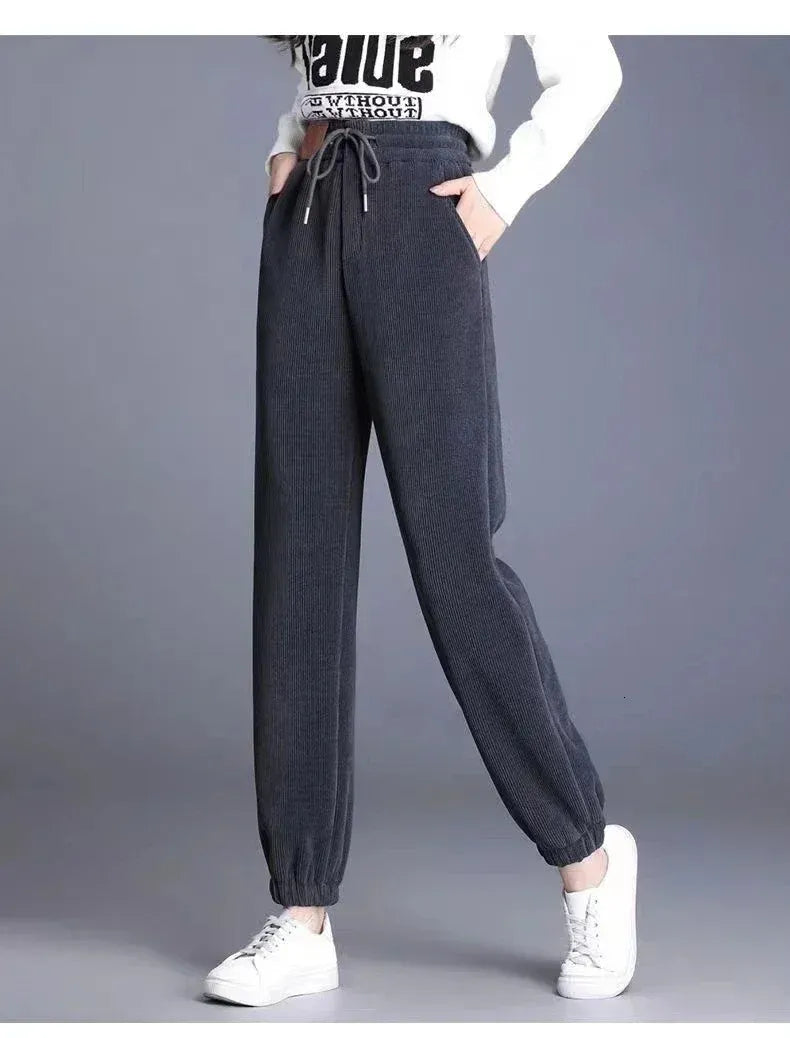 Ivyshape | Women's pants lined with fleece