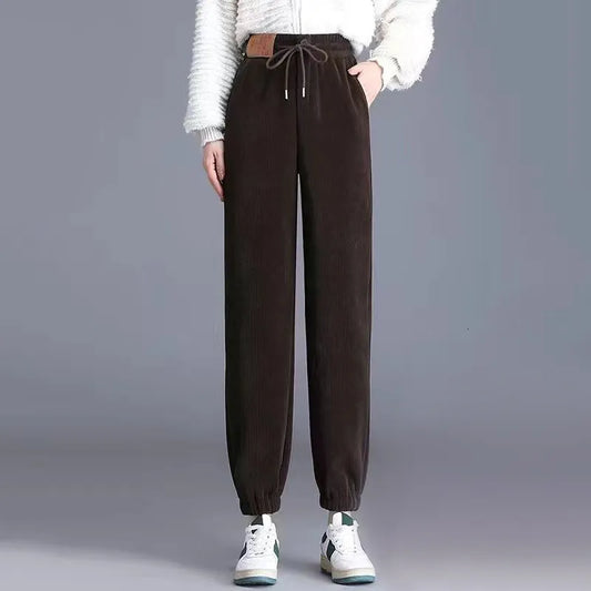 Ivyshape | Women's pants lined with fleece