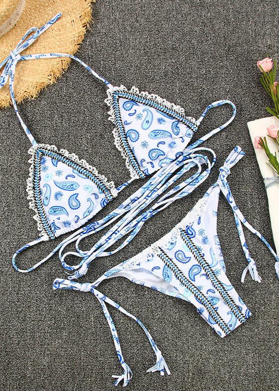 Ivyshape | Paisley Crochet Bikini Set