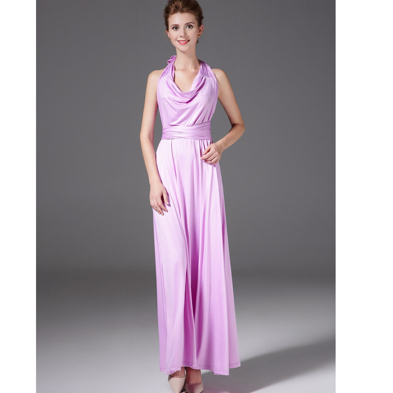 Elegant Wrap Maxi Dress for Women Ivyshape