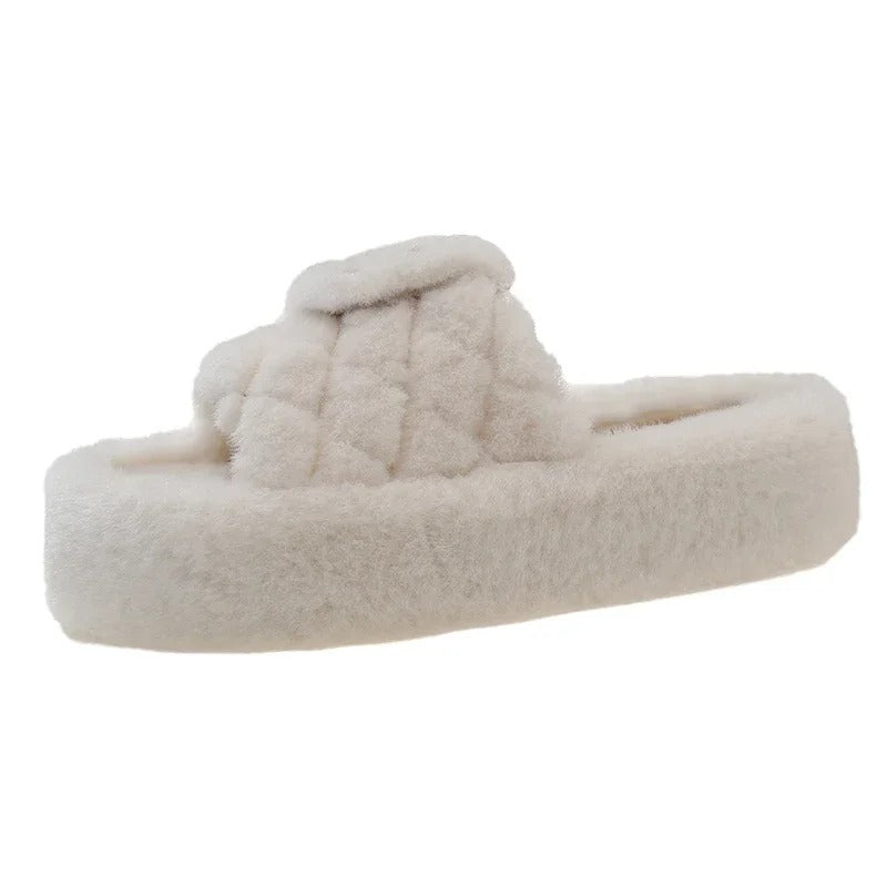 Luxurious Thick Cotton Slippers for Women