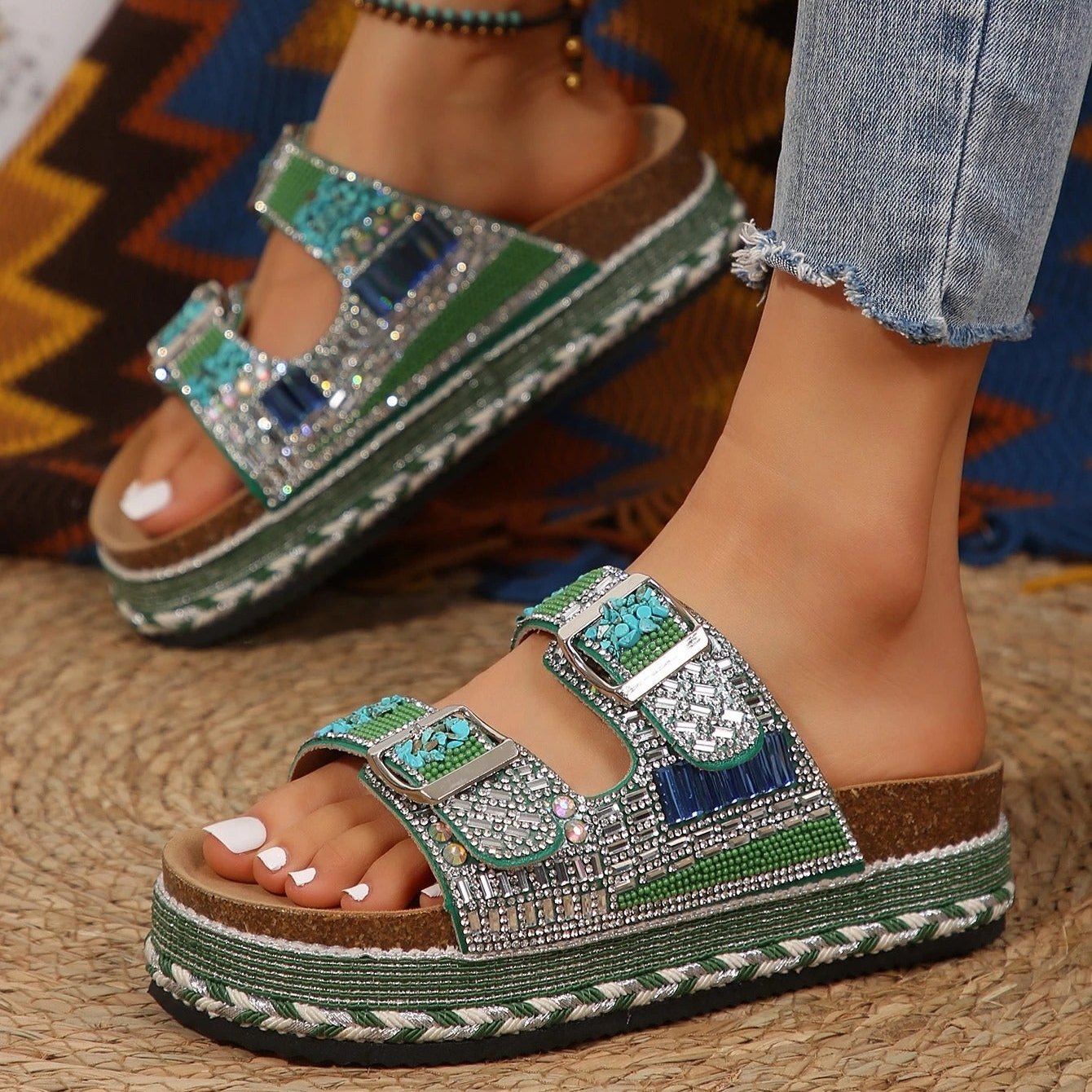 Chic Platform Flip Flops for Women