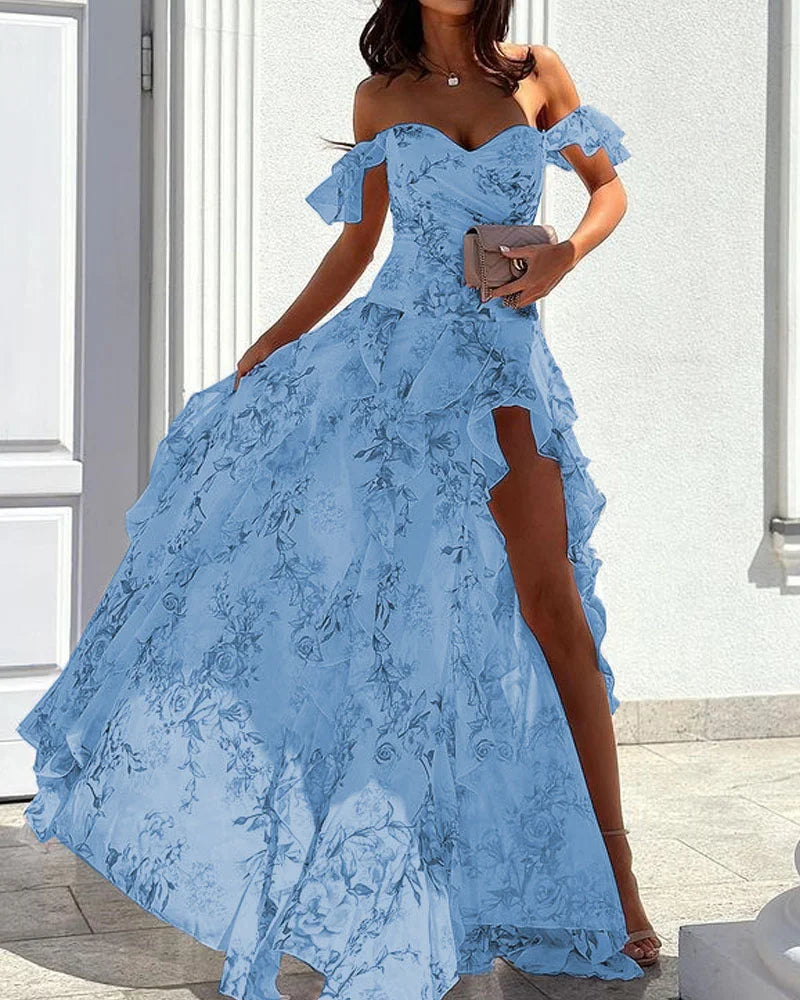 Ivyshape | Elegant Floral Dress