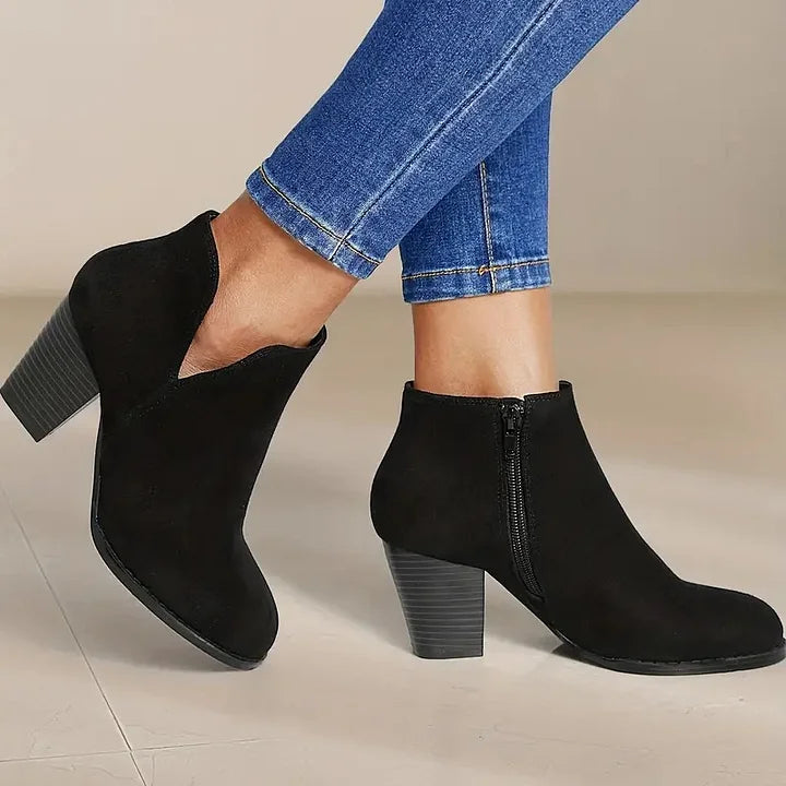 Ivyshape | Women's Ankle Boots With Heel