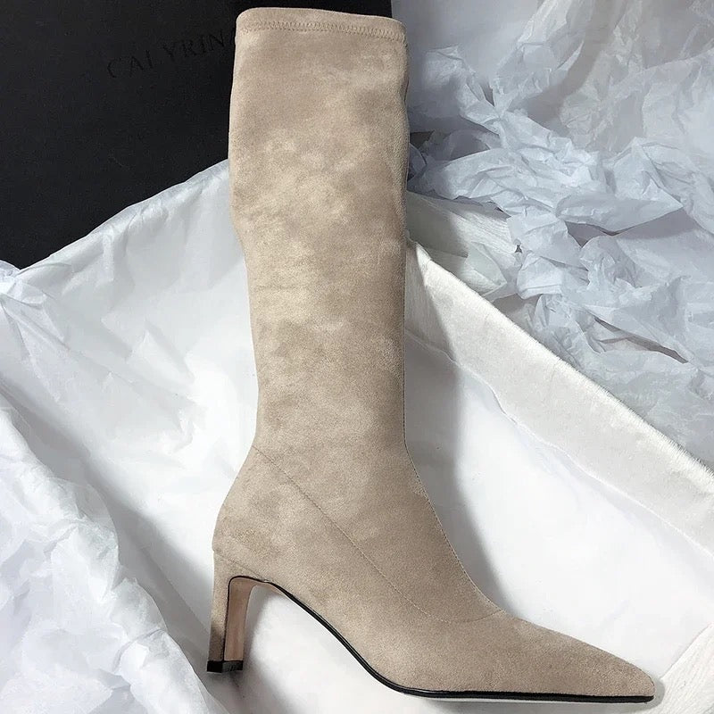 Ivyshape | Over Knee Premium Suede Boots