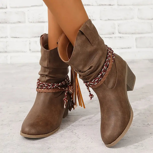 Ivyshape | Women's Western Cowboy Boots