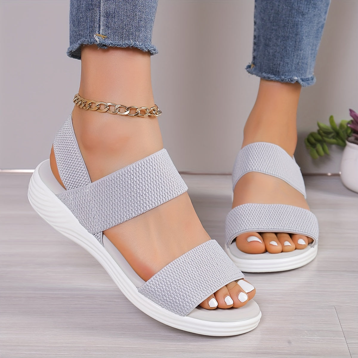 Ivyshape | Stretch Light Sandals
