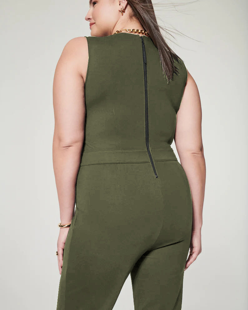 Ivyshape | Women's Casual Jumpsuit Sleeveless