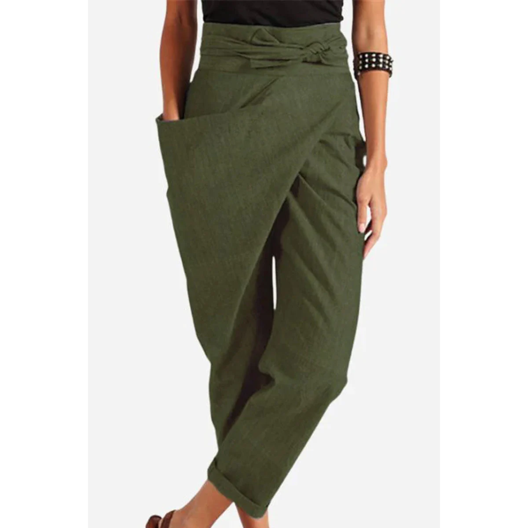 Ivyshape | Women's High Waist Pants Wrap