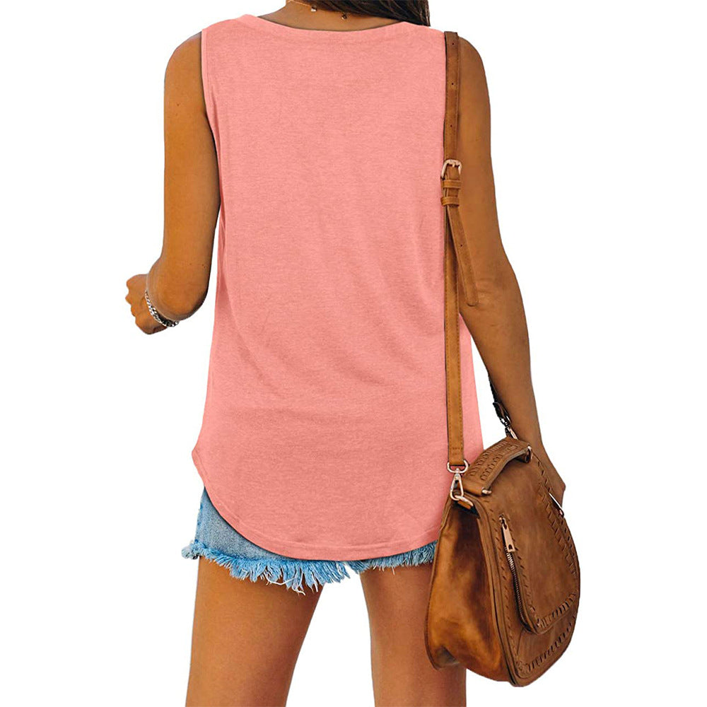 Ivyshape | Mckayla Jersey V-Neck Tank Top