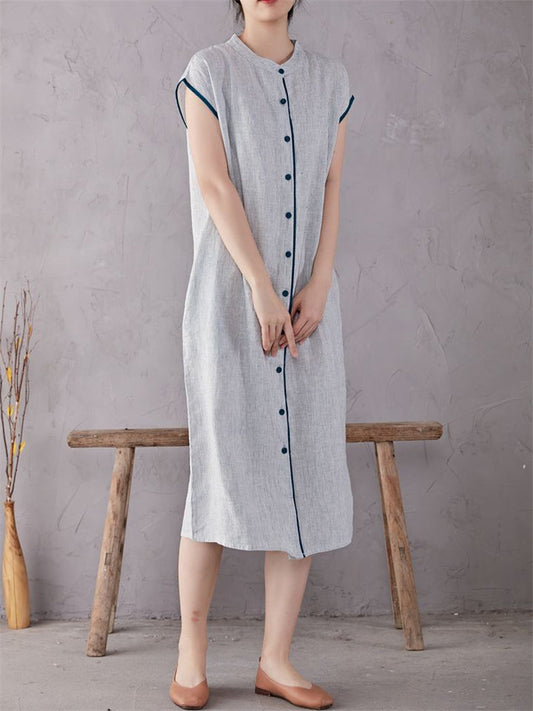 Casual Slimming Age-reducing Long Shirt Dresses