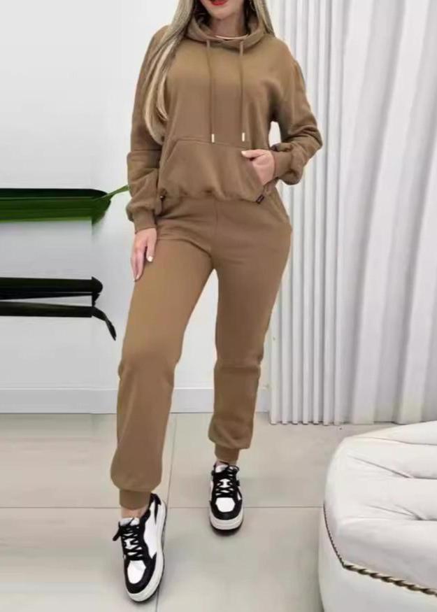 Ivyshape | Sweatshirt And Jogger Set