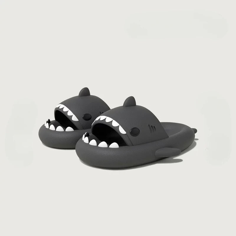 Creative Luminous Shark Slippers for Women