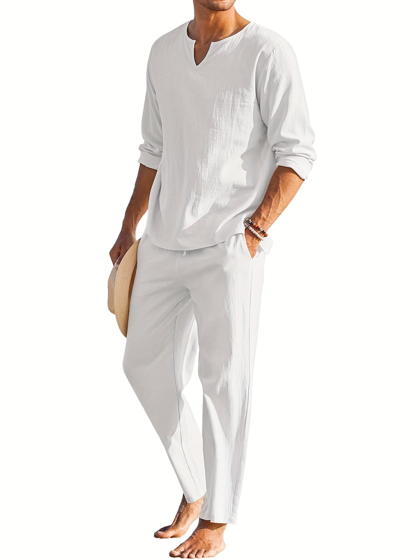 Ivyshape | Men's Comfortable Linen Richmond