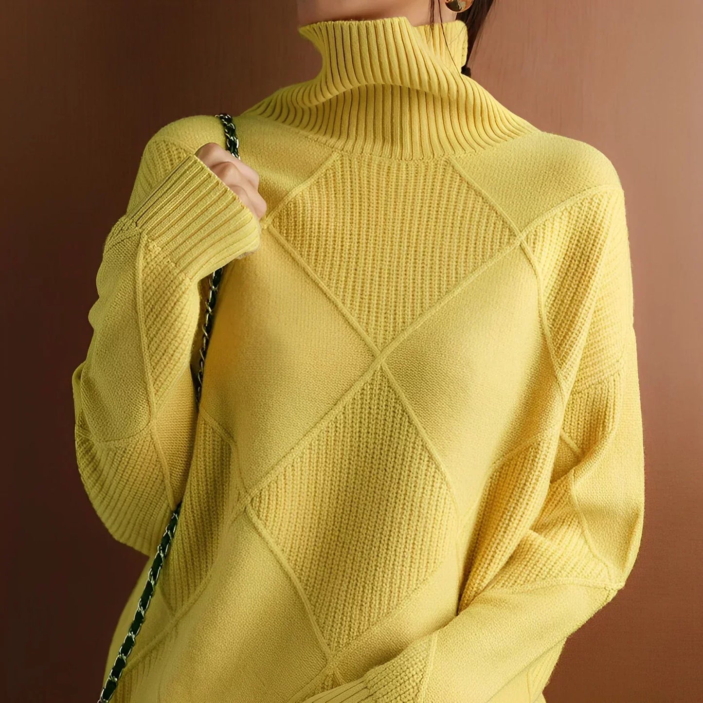 Ivyshape | Soft Knitted Turtleneck