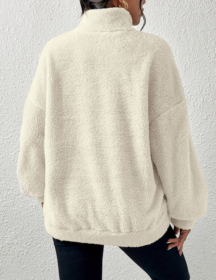 Ivyshape | Warm Fleece Winter Sweater for Women