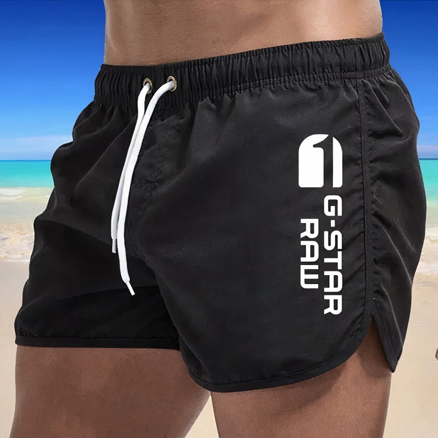 IvyShape | Quick-drying Men's Swim Shorts