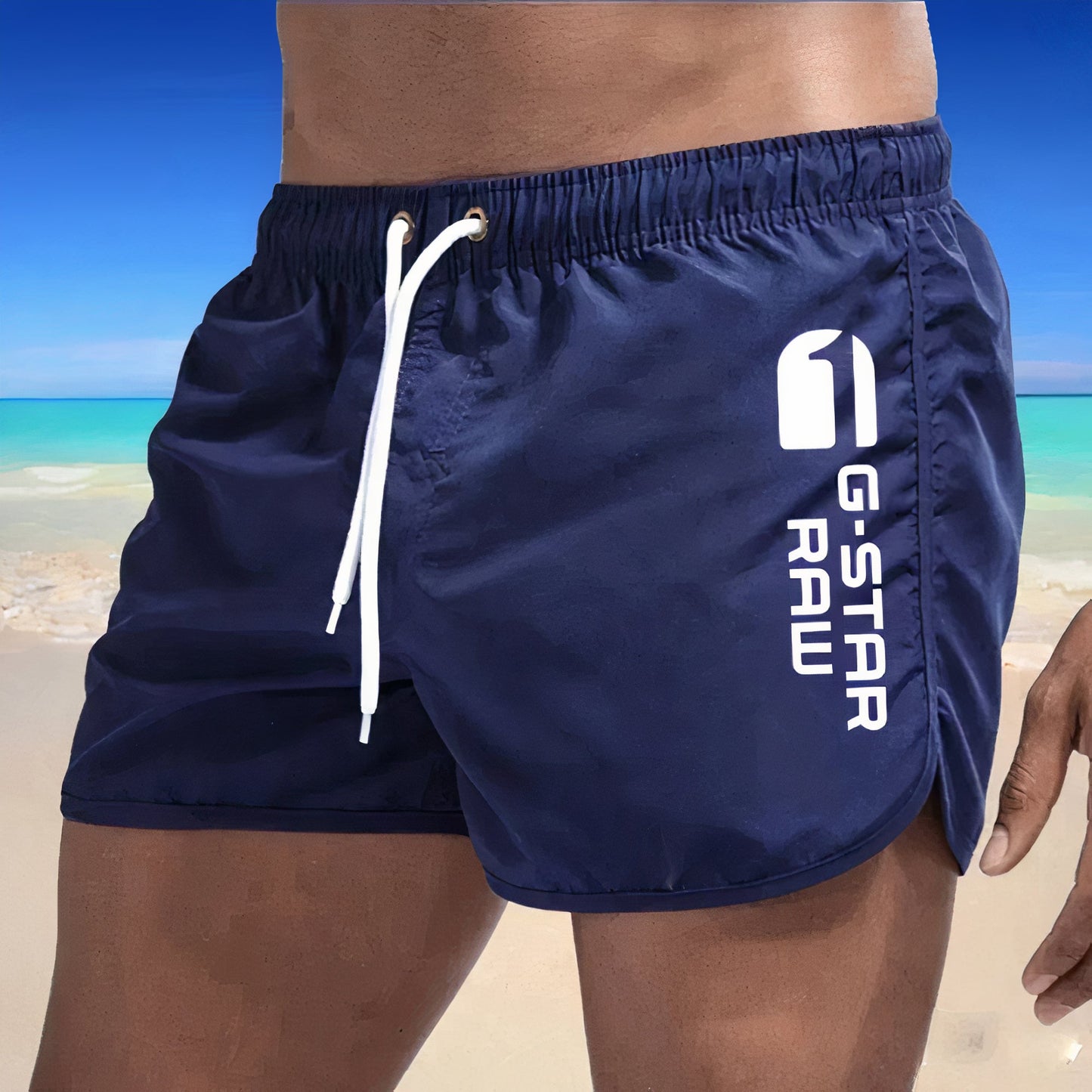 IvyShape | Quick-drying Men's Swim Shorts