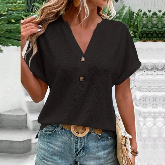 Ivyshape | Women's V-Neck Top