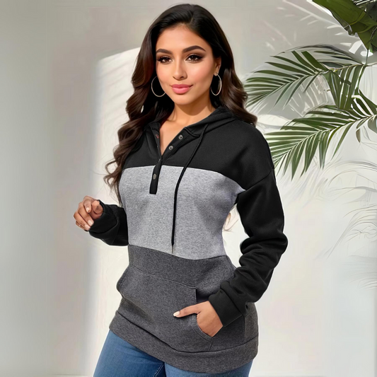 Ivyshape | Sweat Mignon Black Hoodies