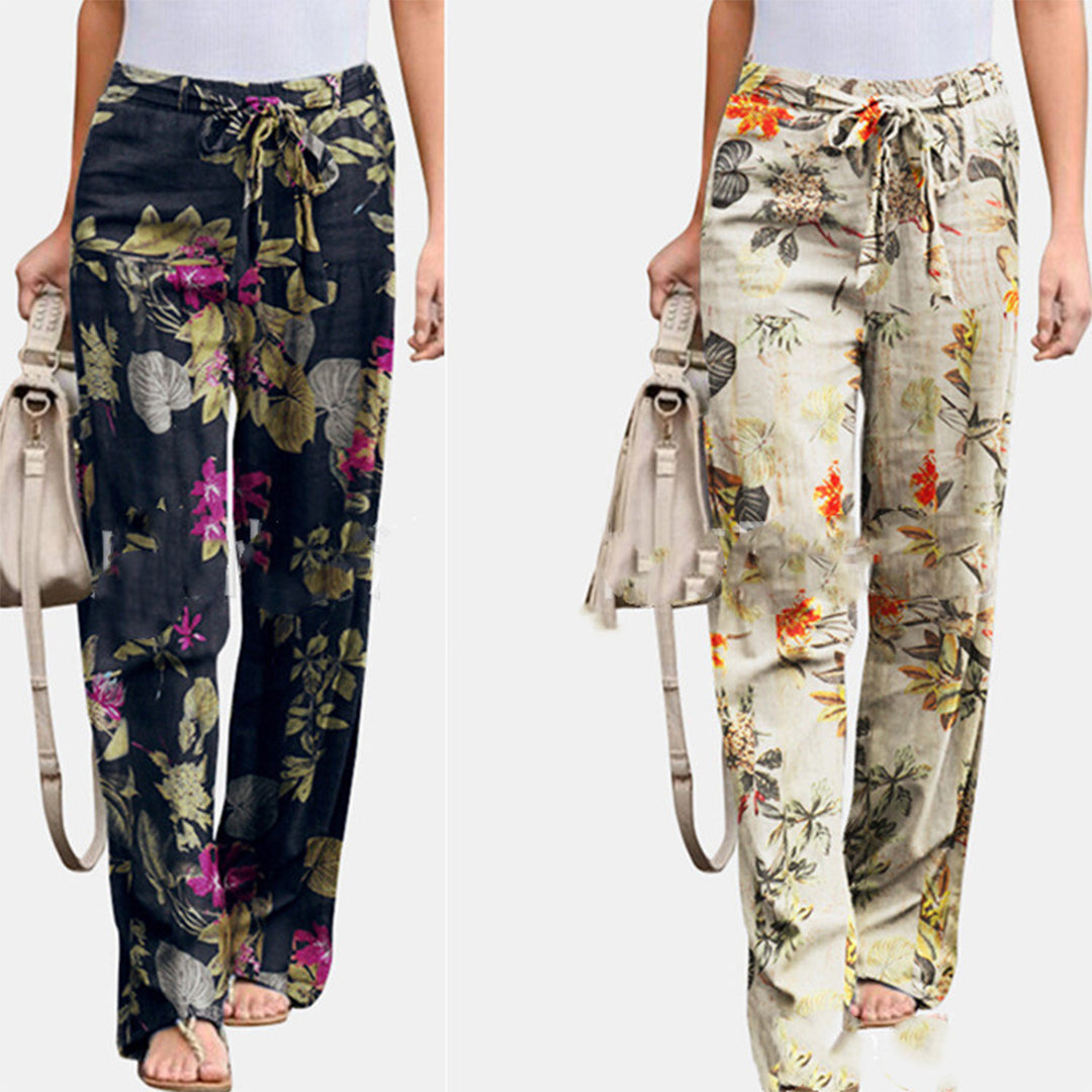 Ivyshape | Stylish Leisure Pants Flowerprint