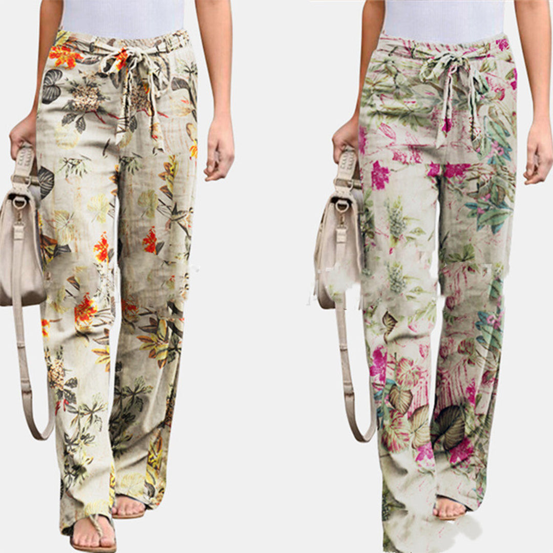 Ivyshape | Stylish Leisure Pants Flowerprint