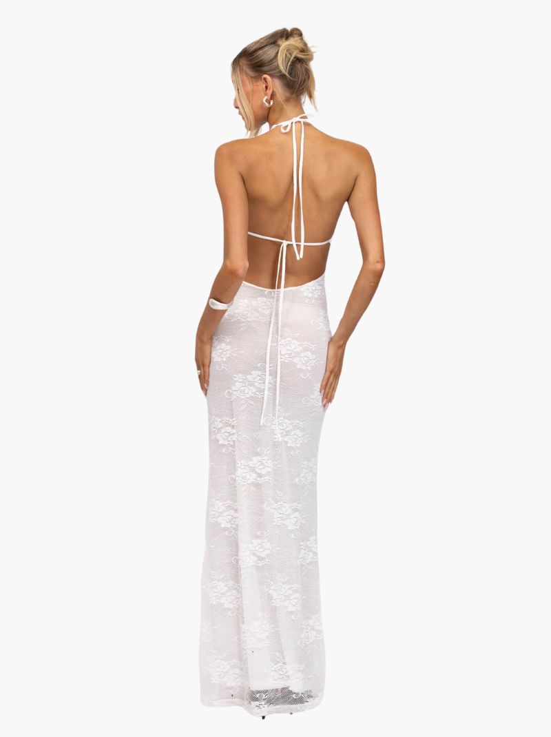 Ivyshape | Women's Stylish Evening Gown Backless