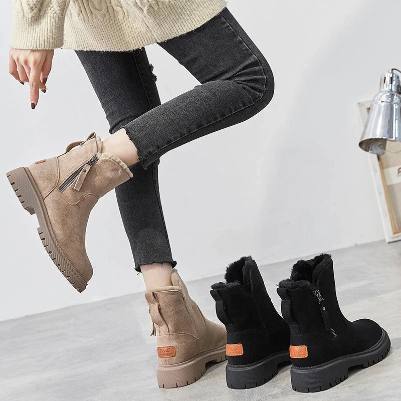 Ivyshape | Warm Velvet Boots for Women