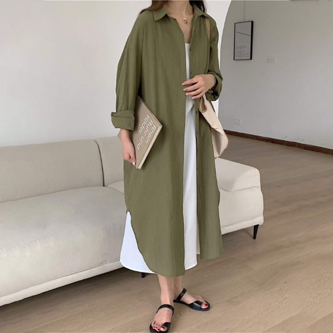 Summer Maxi Dress with Long Sleeves | Perfect for Casual Days