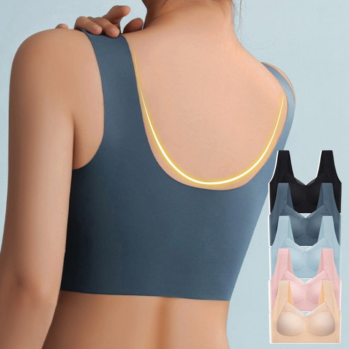 Ivyshape | Seamless, Ergonomic Women's Soft Bra made of Silk