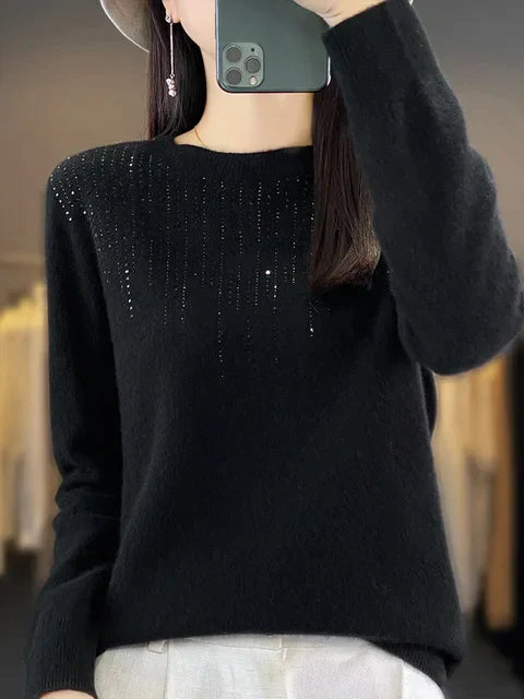 Ivyshape | Warm Glittering Cardigan