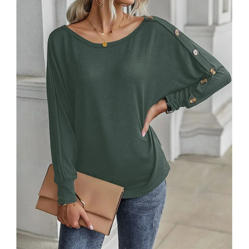 Ivyshape | Loose Round Neck Stylish Sweater