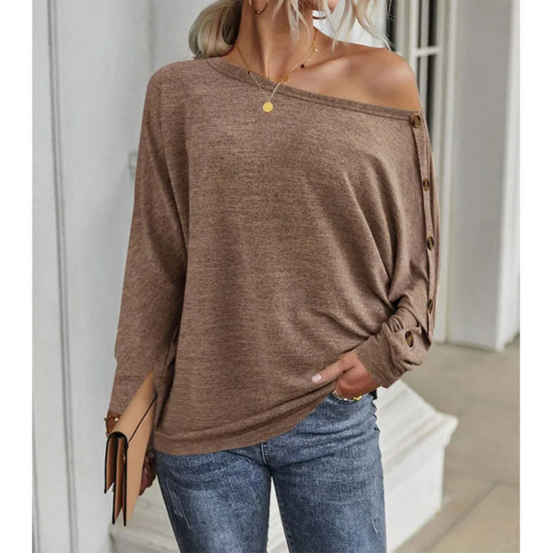 Ivyshape | Loose Round Neck Stylish Sweater