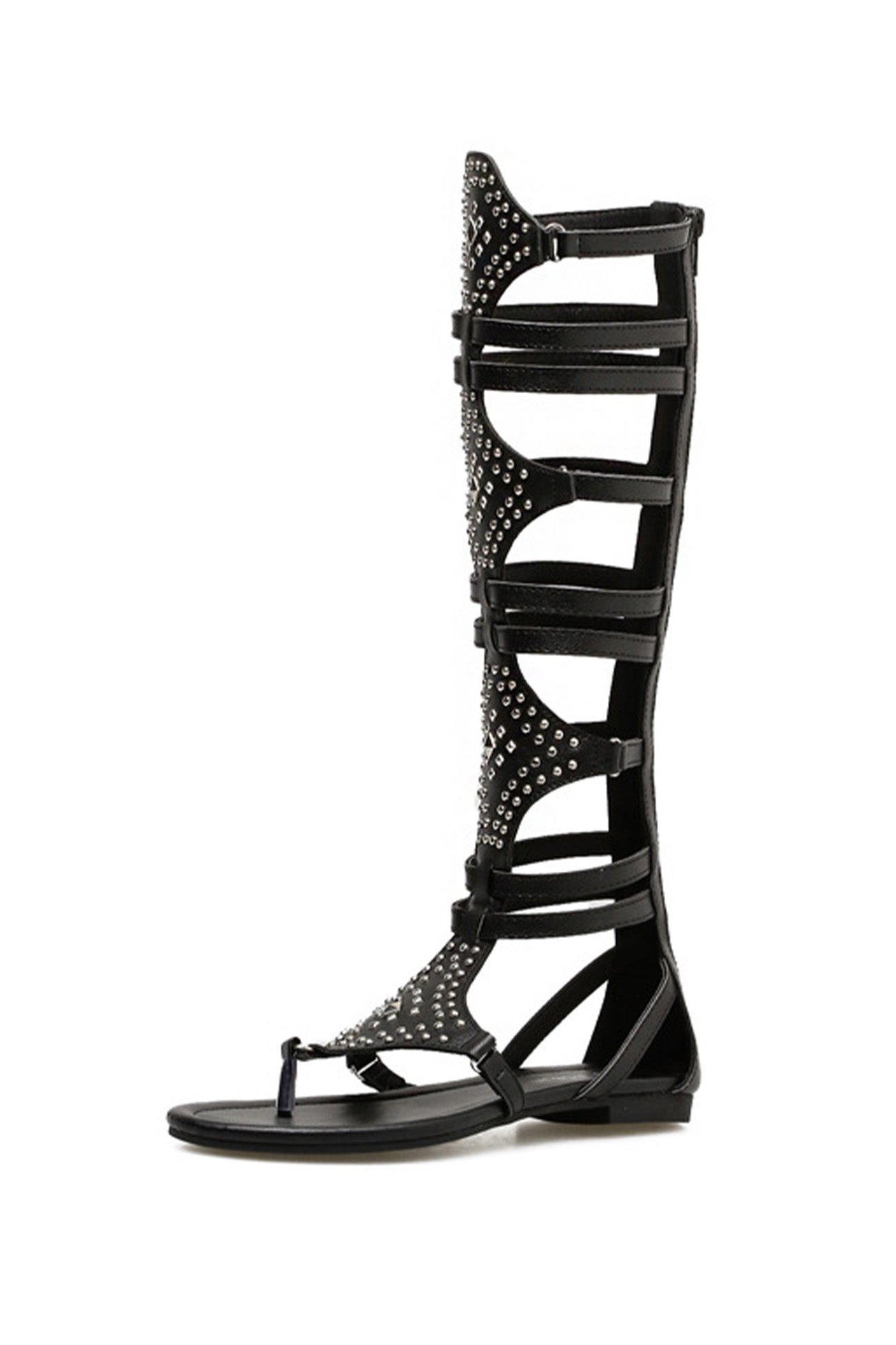 Zipper Gladiator Sandals