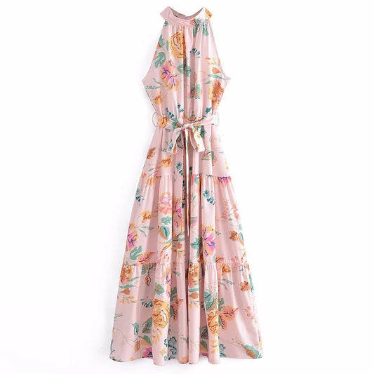 Summer Elegant Floral Maxi Dress | Ideal for Summer