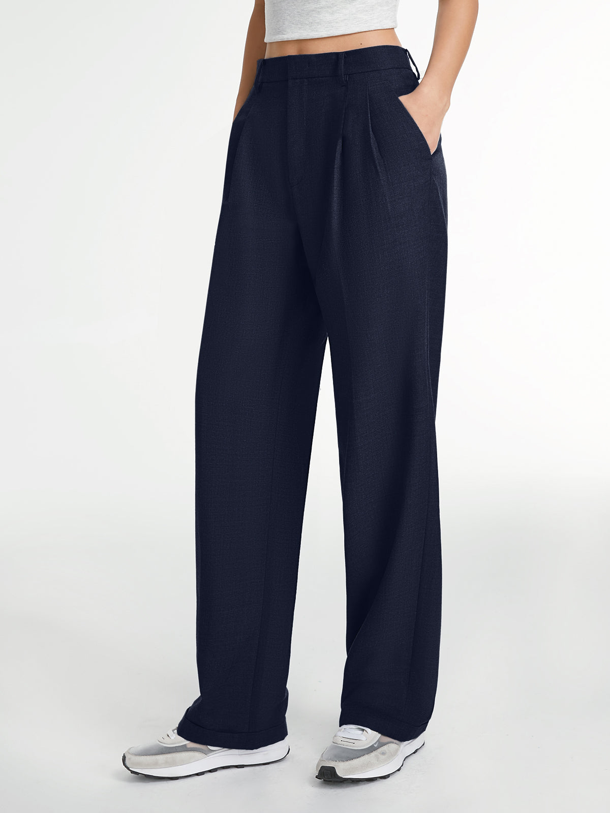 Ivyshape | Straight Leg Dress Pants for Women