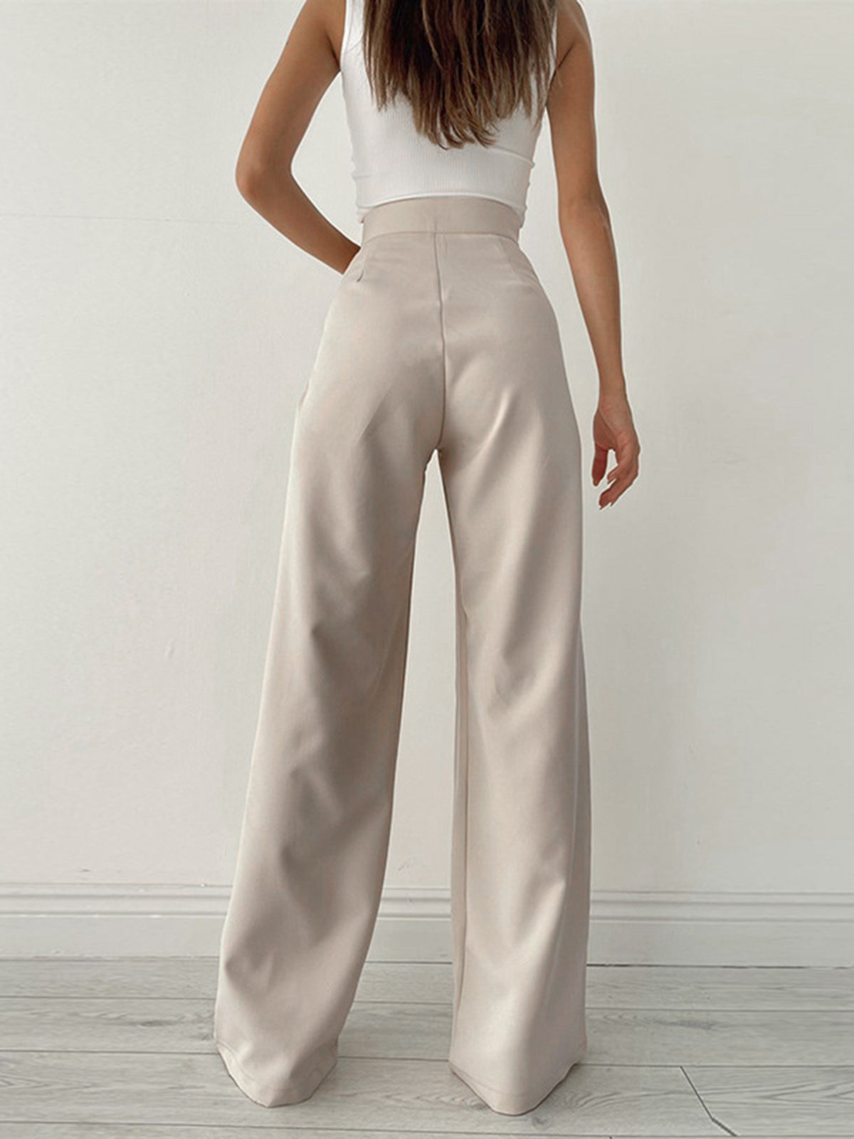 Ivyshape | Palazzo Pants with High Waist