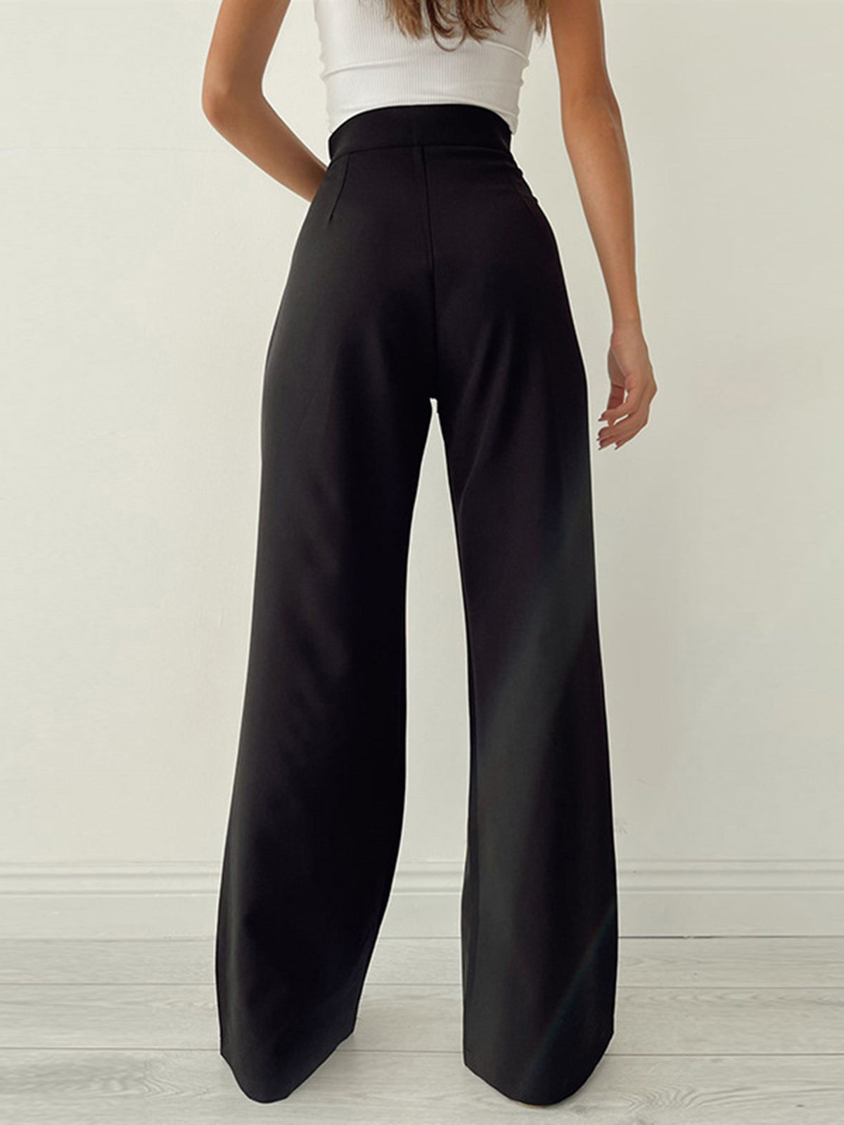 Ivyshape | Palazzo Pants with High Waist