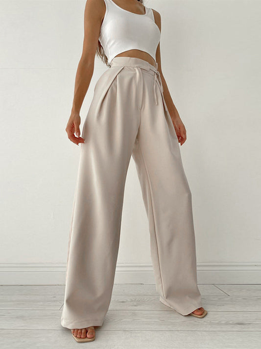 Ivyshape | Palazzo Pants with High Waist