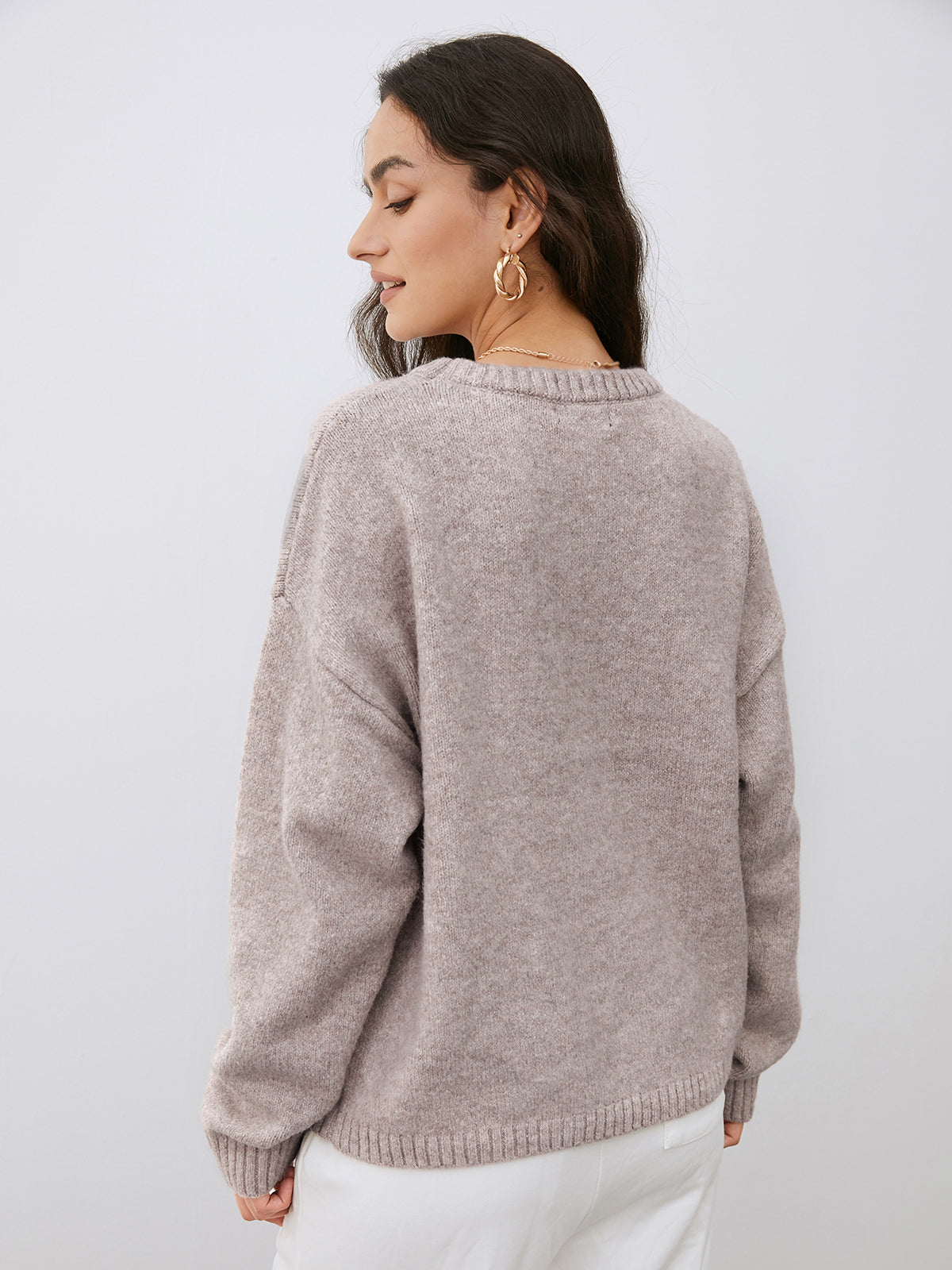 Ivyshape | Lightweight Cloud Weather Pullover Jumper for Women