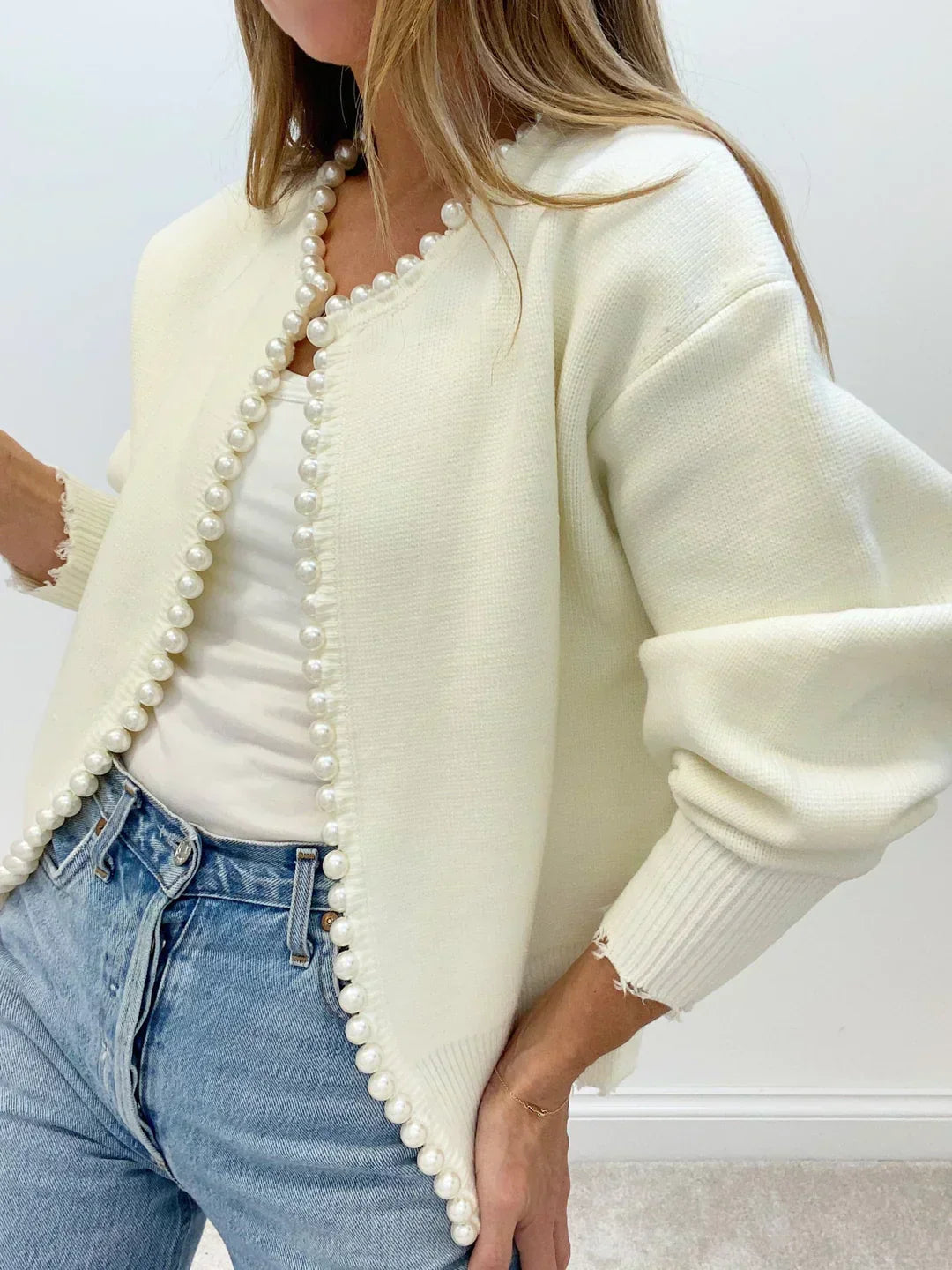 Ivyshape | Chic Pearl Cardigan