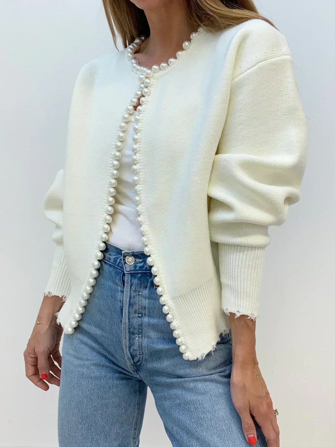 Ivyshape | Chic Pearl Cardigan