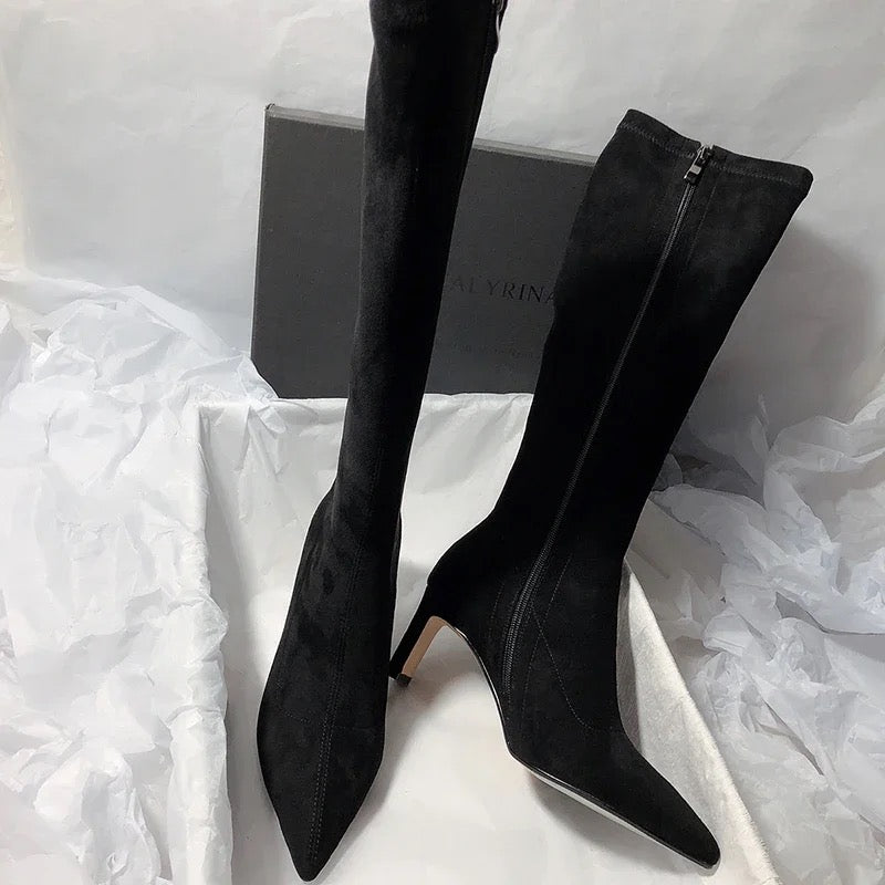 Ivyshape | Over Knee Premium Suede Boots