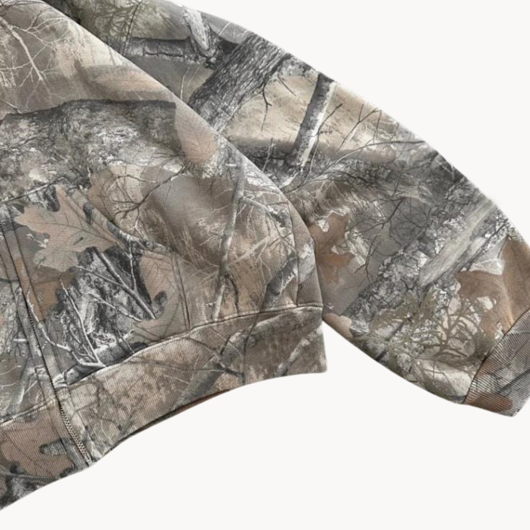 Ivyshape | Camo Hoodie Plus Size Comfort and Stylish Camo Look