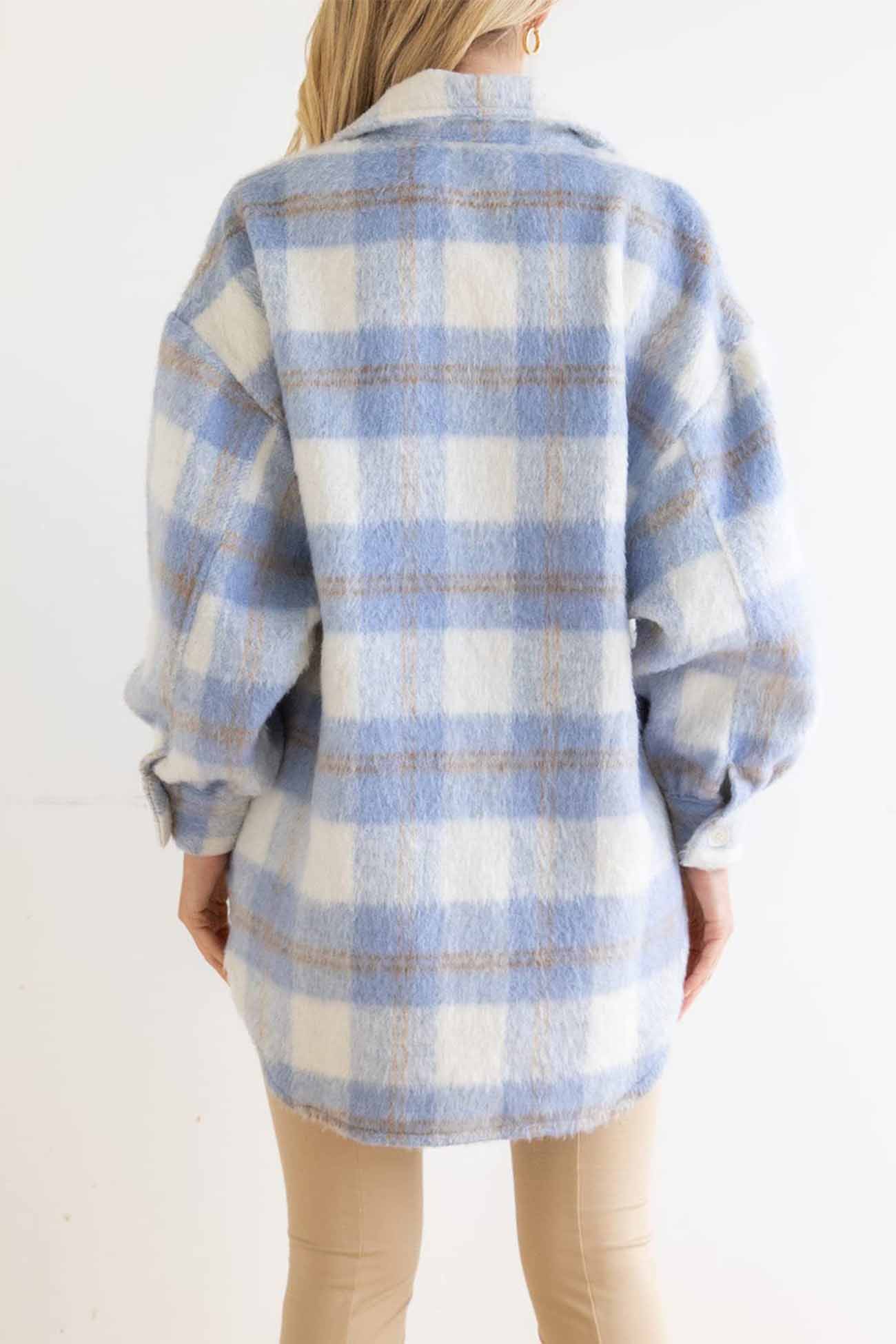 Mohair Button Up Coat