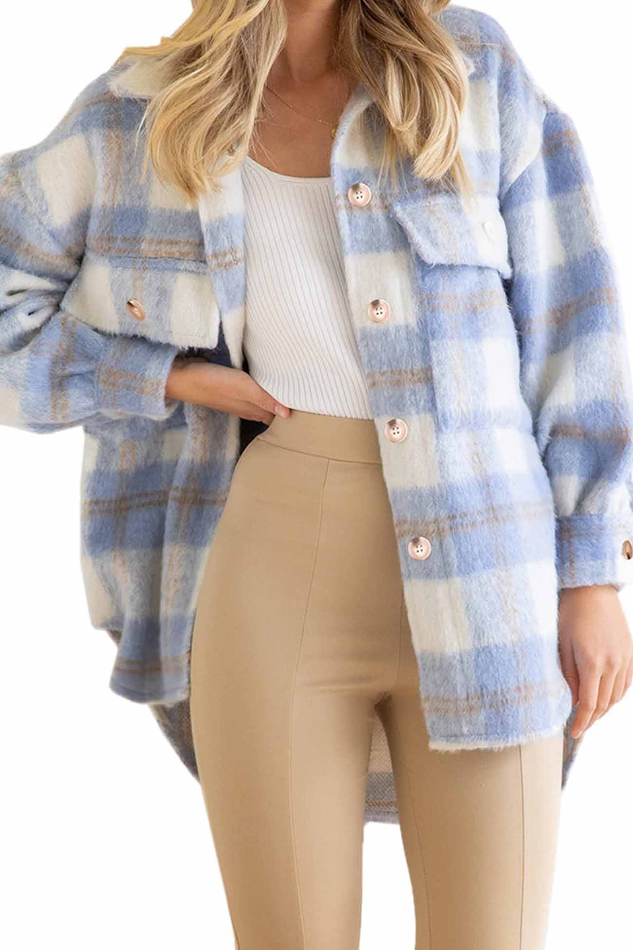 Mohair Button Up Coat