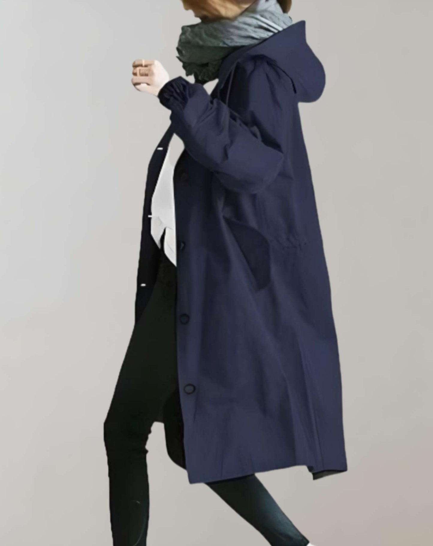 IvyShape | Trench Coat with Hood
