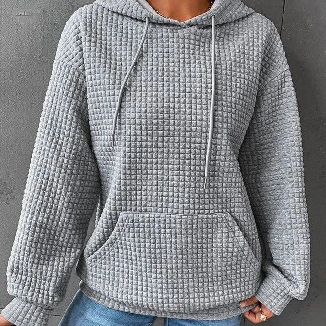 Ivyshape | Simple Hooded Sweatshirt