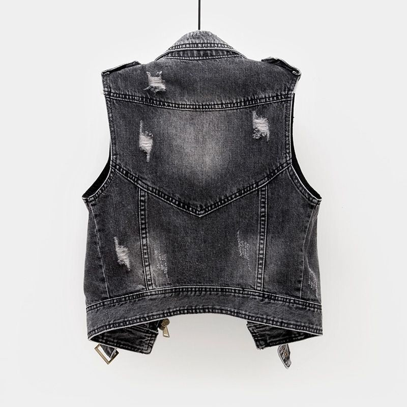 Ivyshape | Denim Vest for Women